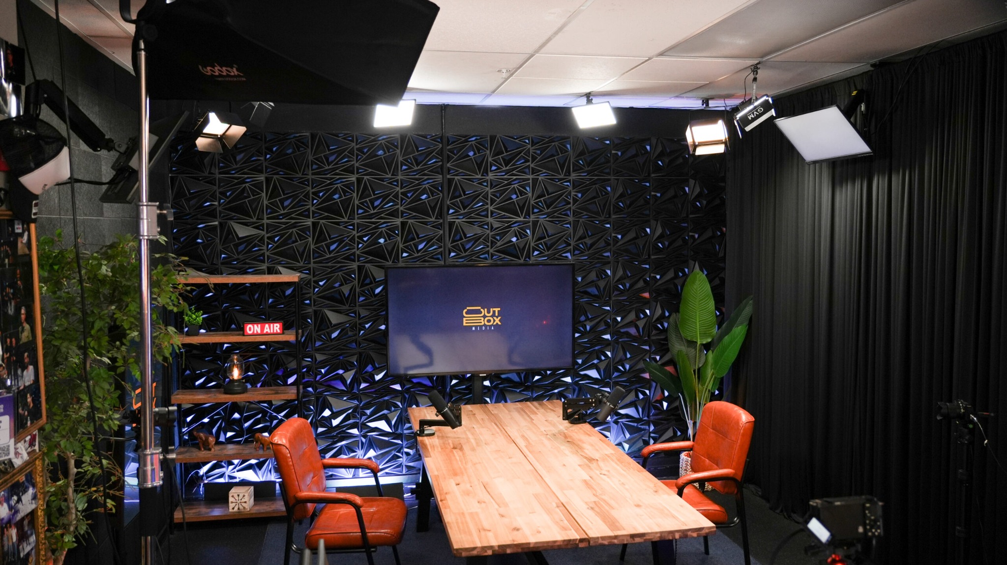 Studio A Behind the scenes