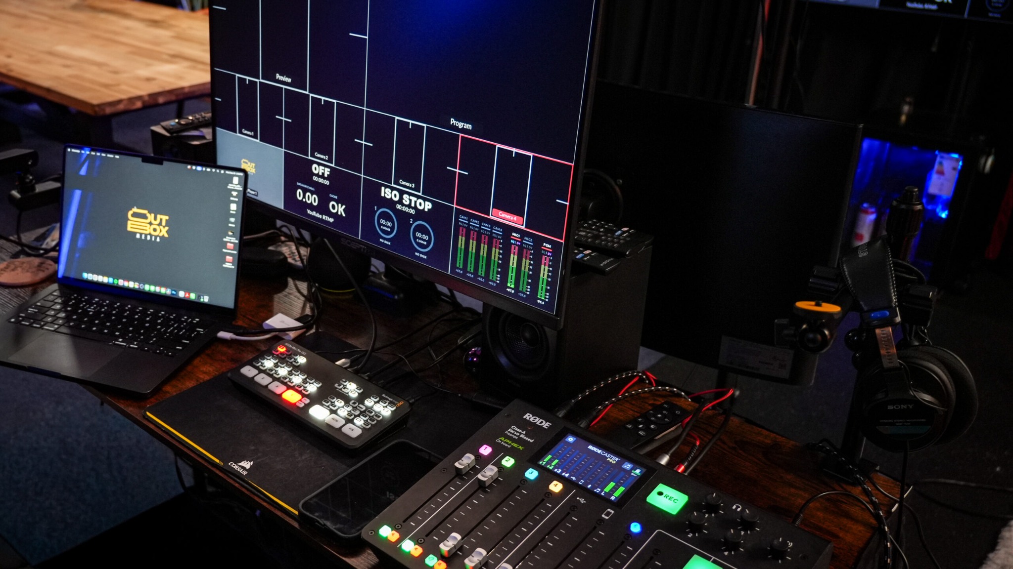 Studio A Production control